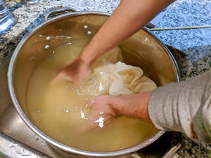 Wool Dyeing with Acorns - A Serendipitous Experiment