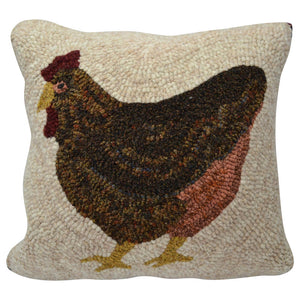 Laying Hen *PATTERN ONLY* 12" x 12"  Hooked Rug Pattern